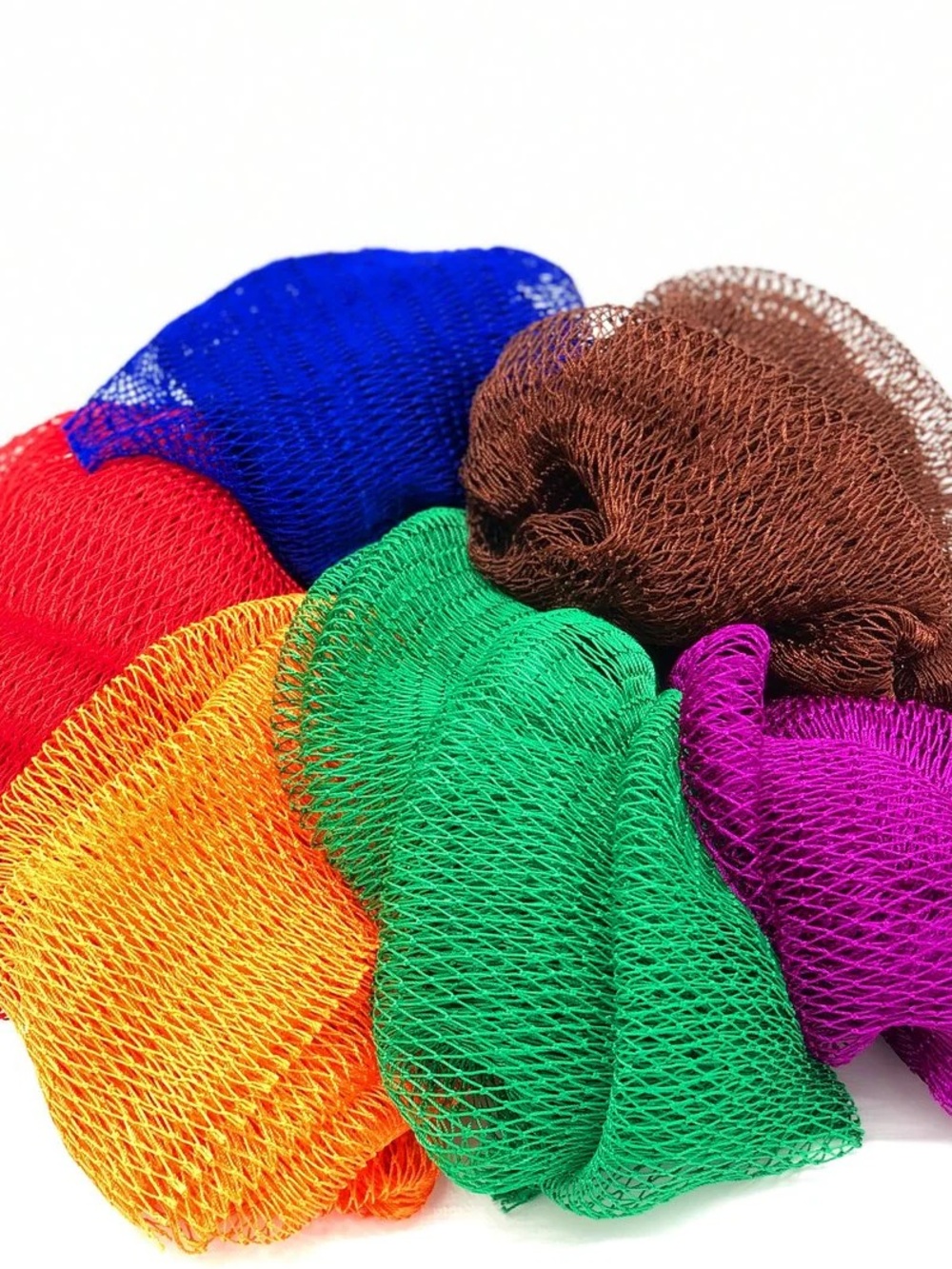 African Exfoliating Bath Sponge Net In Multiple Colors Get 2 for Price Of 1